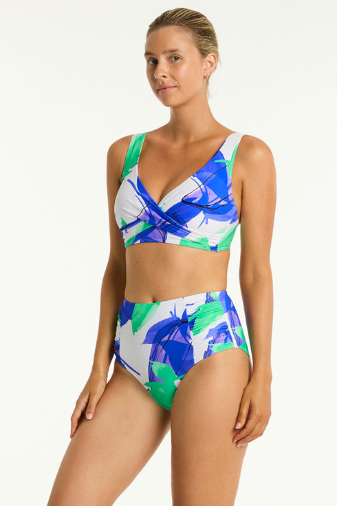 Sea Level Sublime Cross Front Multifit Bra